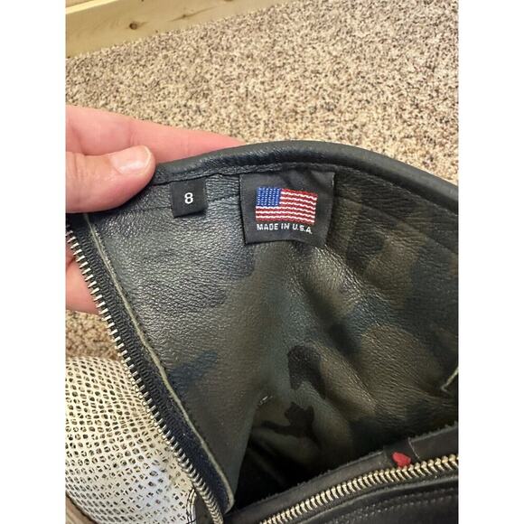 Two‎ Thousand Never Patrick Winget Men's Boots 8 Black Engineer Leather Side Zip - Picture 5 of 9